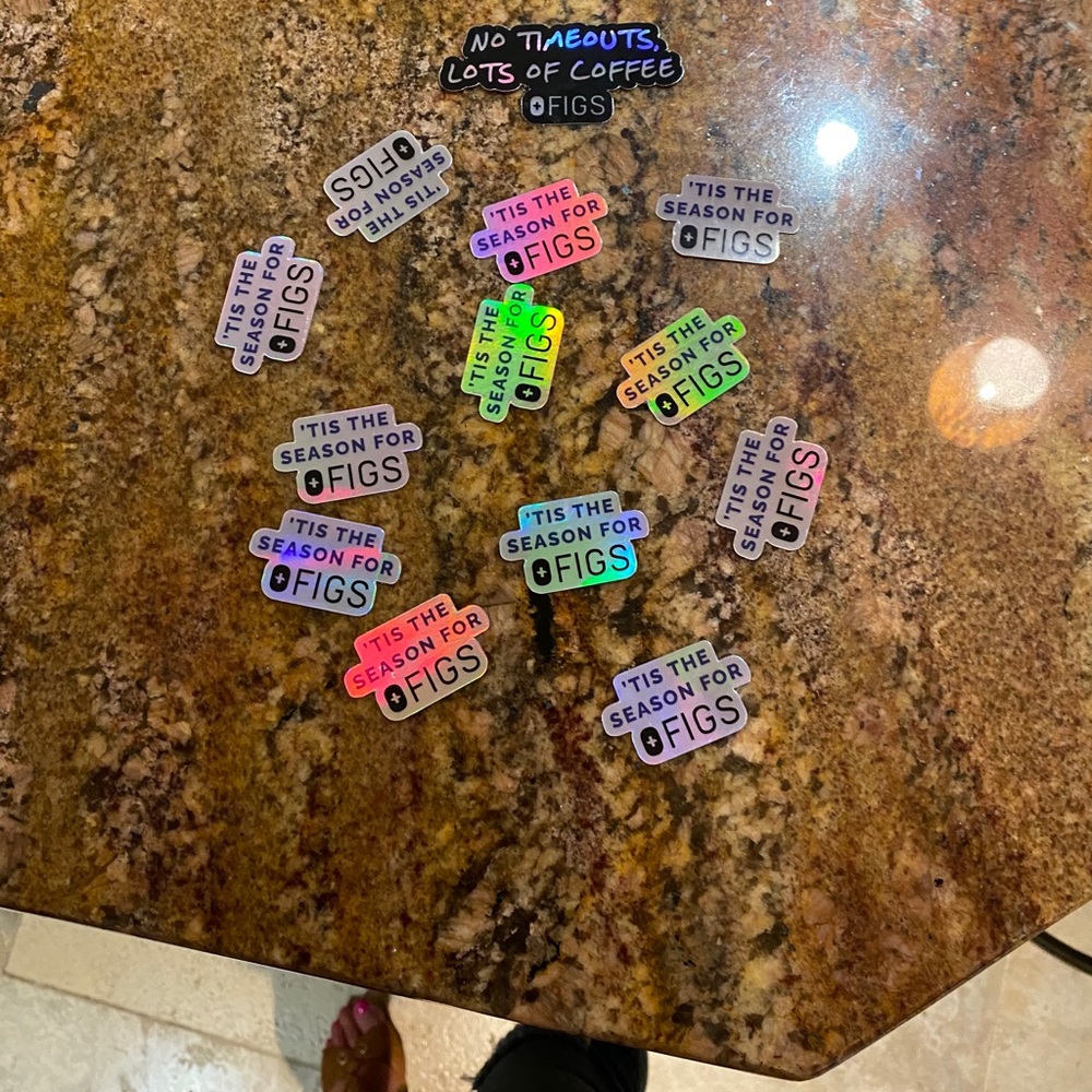 FIGS stickers
